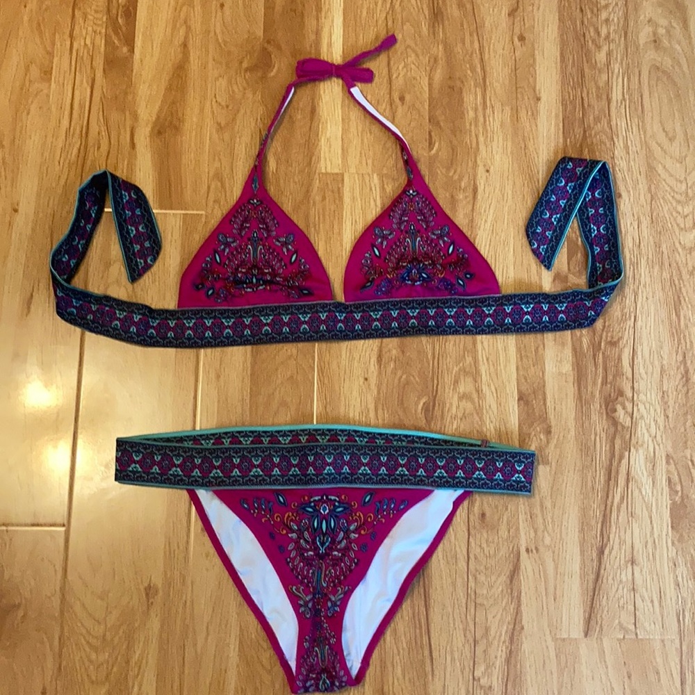 Victoria's Secret Pink Bohemian Print Bikini